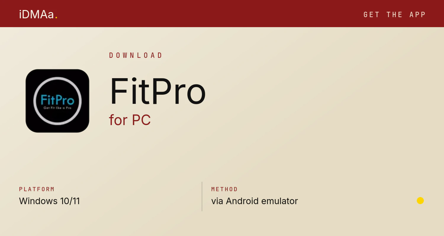 Download FitPro for PC