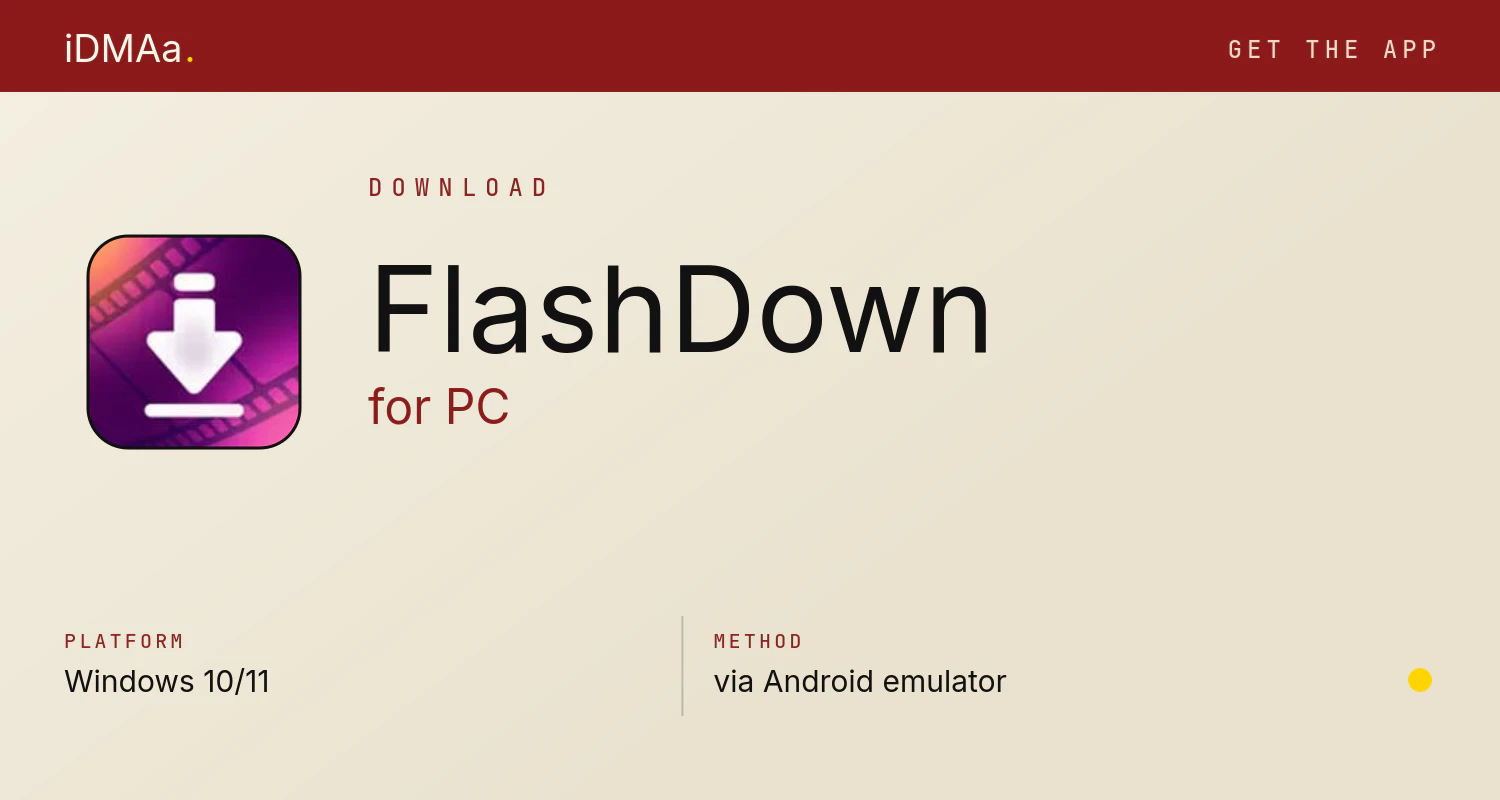 Download FlashDown for PC