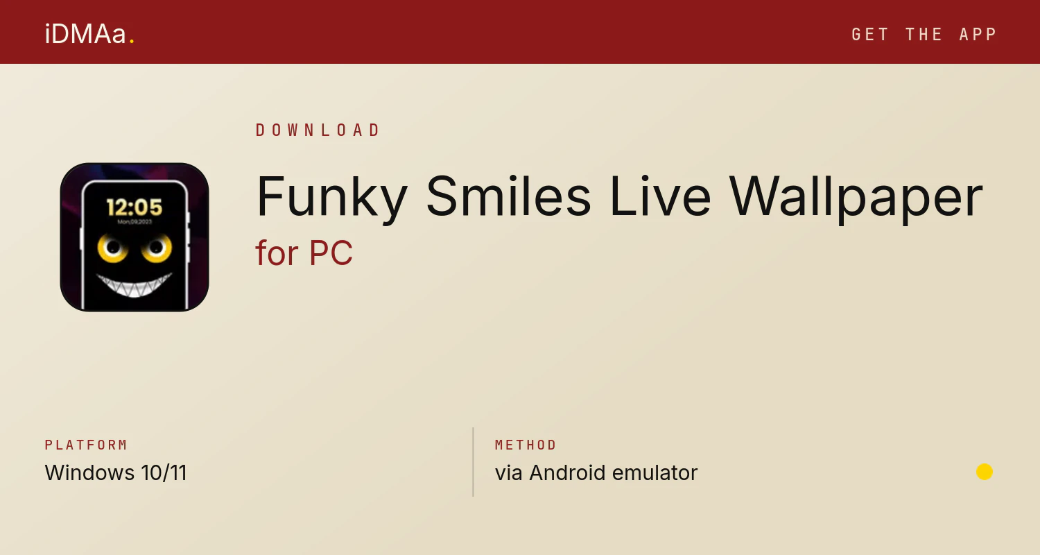 Download Funky Smiles Live Wallpaper for PC