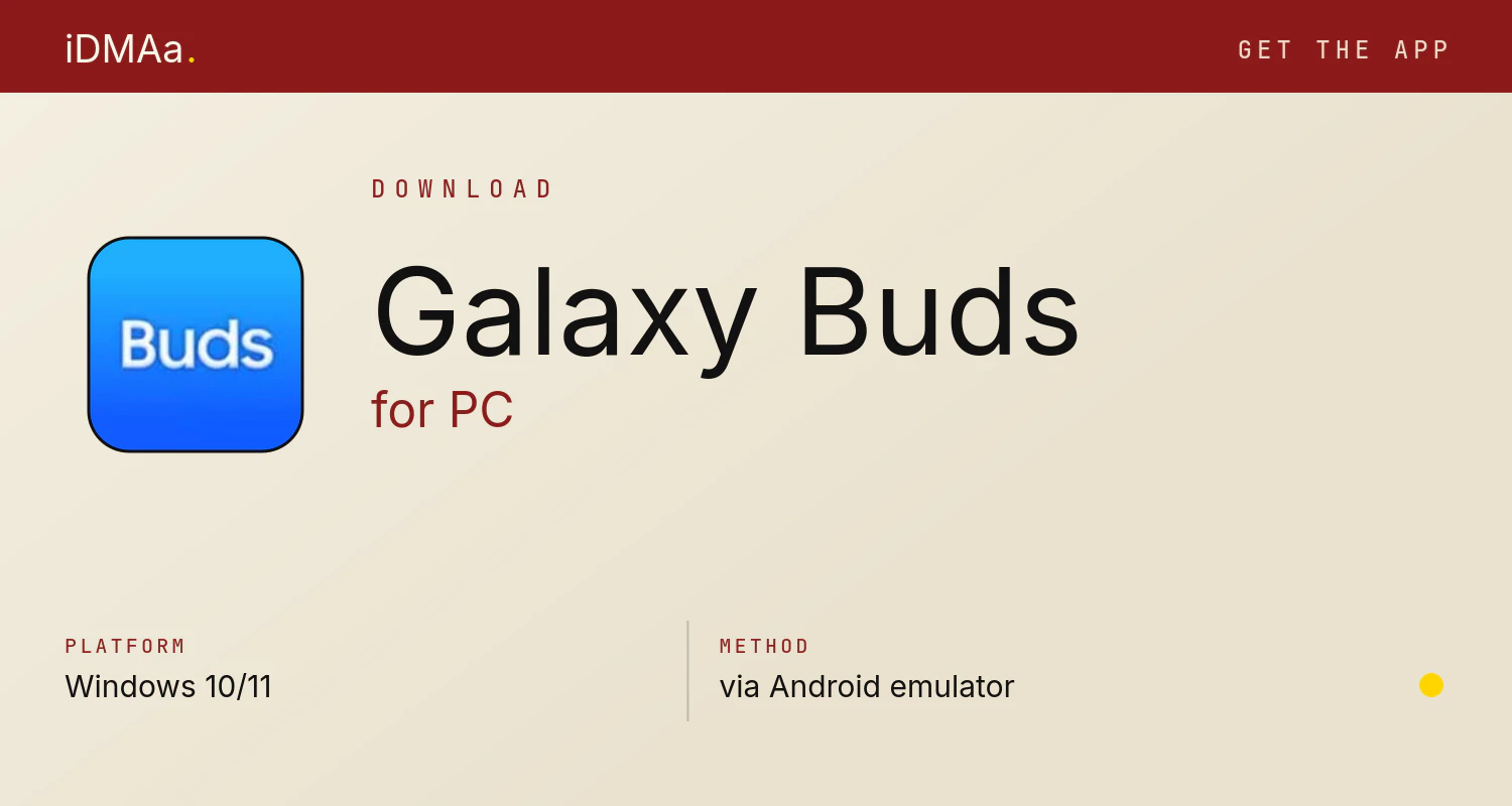 Download Galaxy Buds for PC