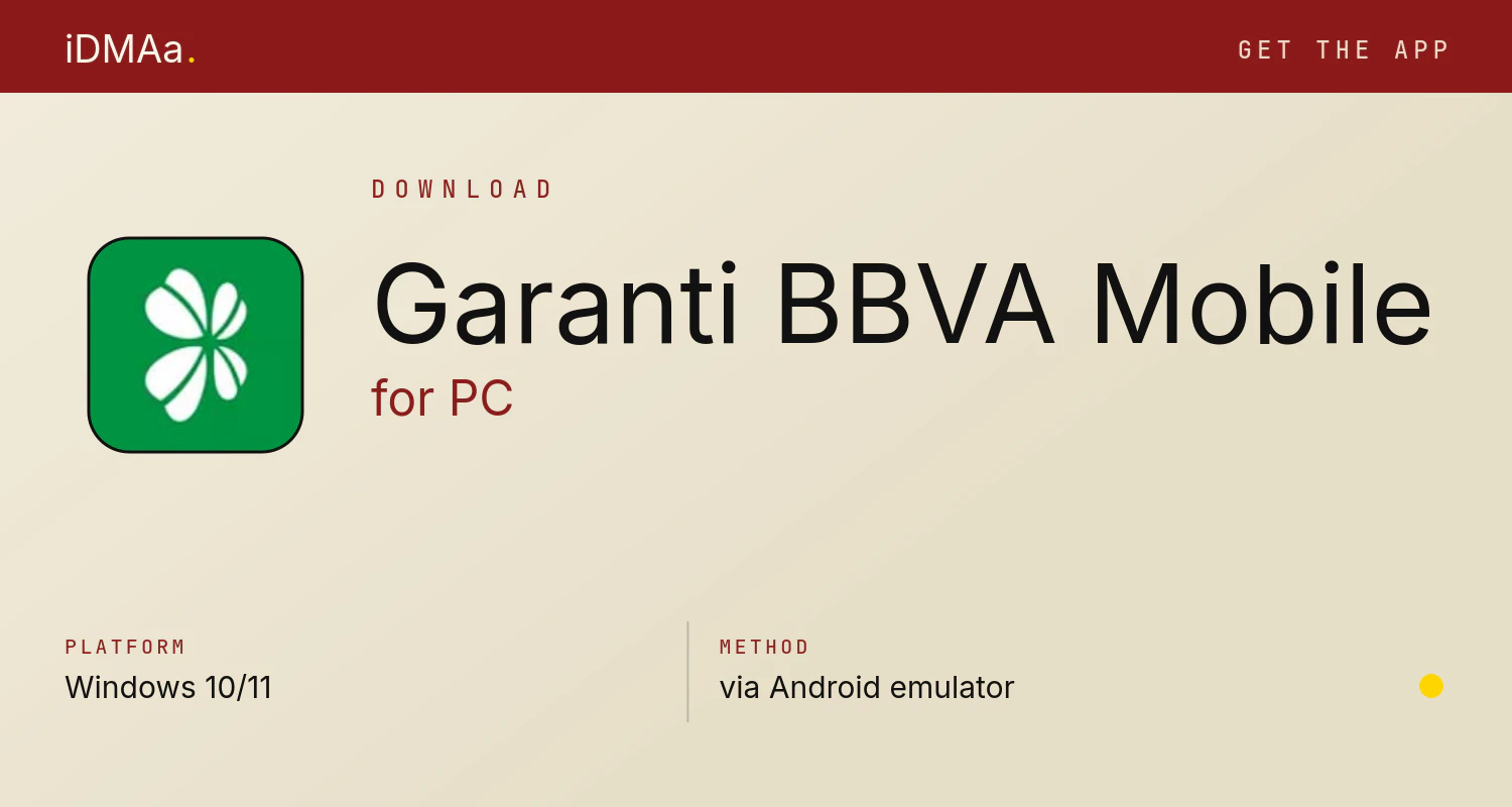 Download Garanti BBVA Mobile for PC Download Garanti BBVA Mobile for PC