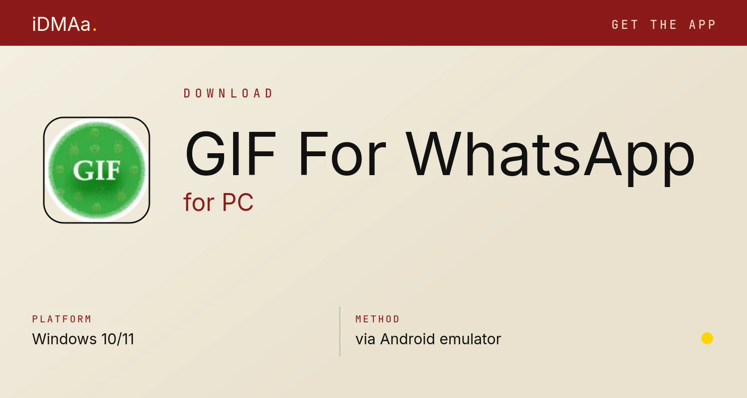Download GIF For WhatsApp for PC