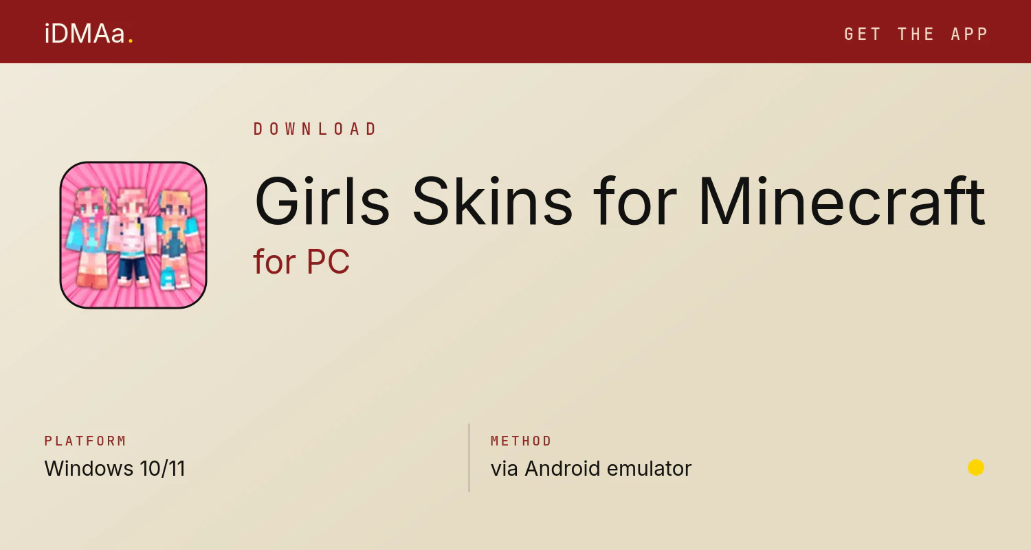Download Girls Skins for Minecraft for PC