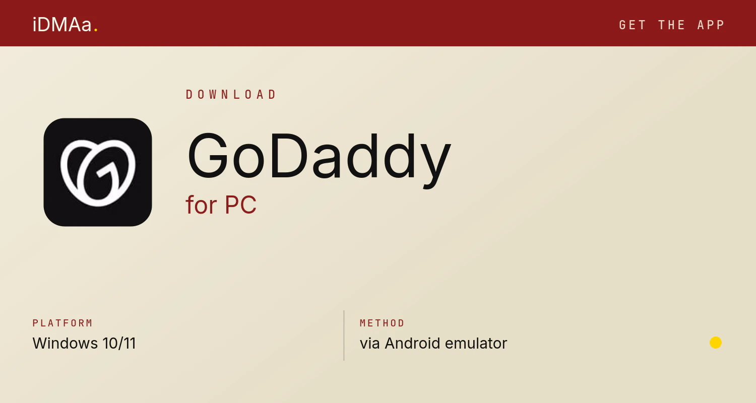 Download GoDaddy for PC Download GoDaddy for PC