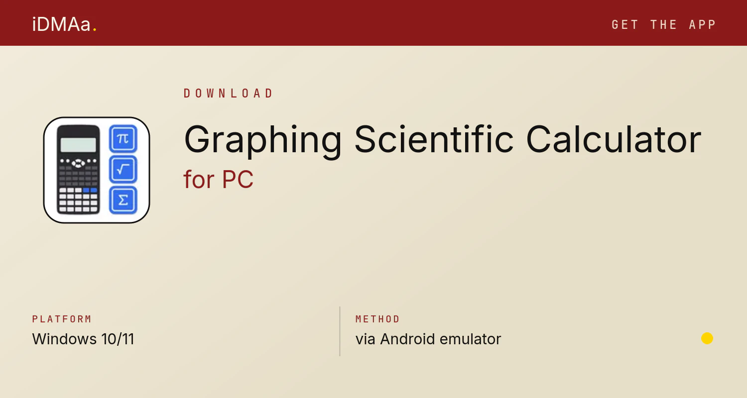 Download Graphing Scientific Calculator for PC