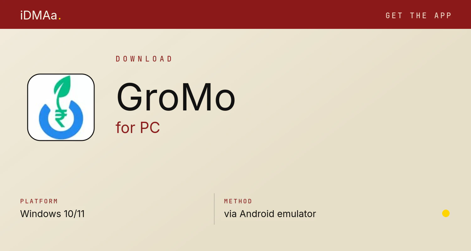 Download GroMo for PC Download GroMo for PC