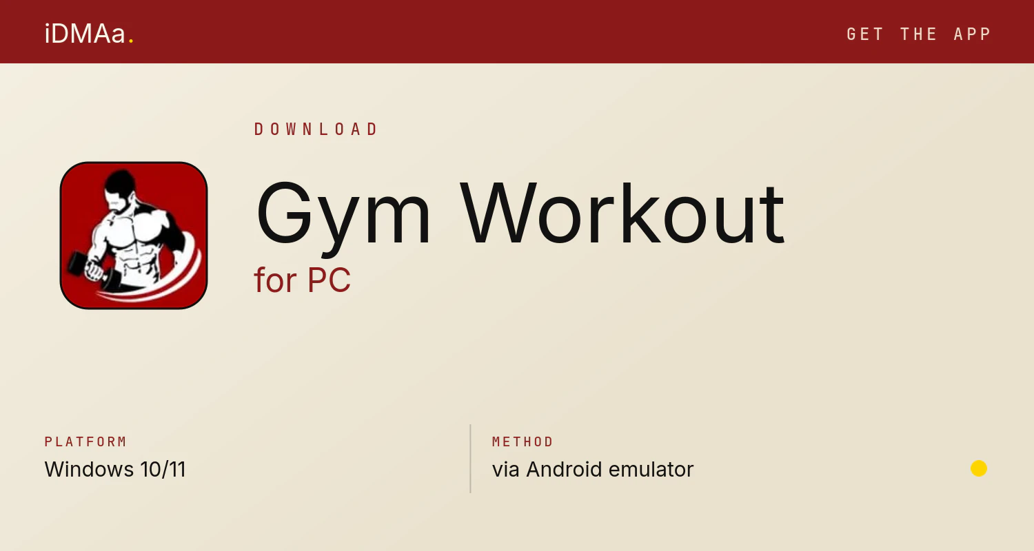 Download Gym Workout for PC