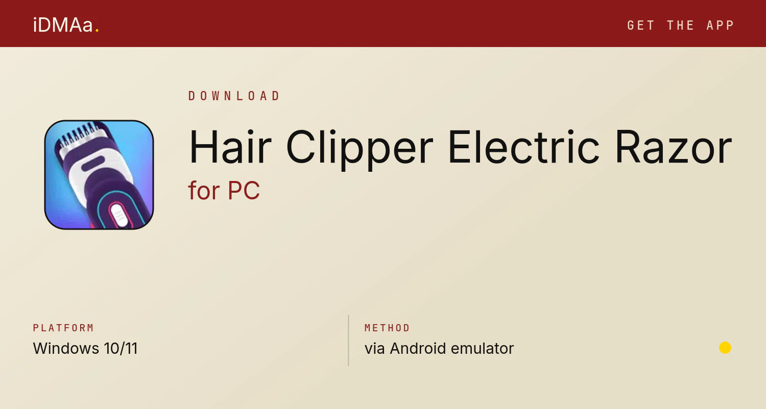 Download Hair Clipper - Electric Razor for PC Download Hair Clipper - Electric Razor for PC