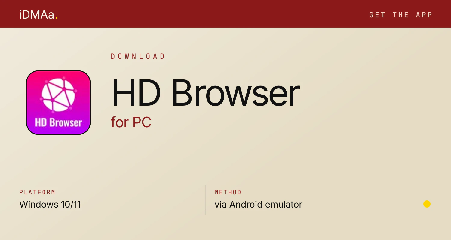 Download HD Browser for PC