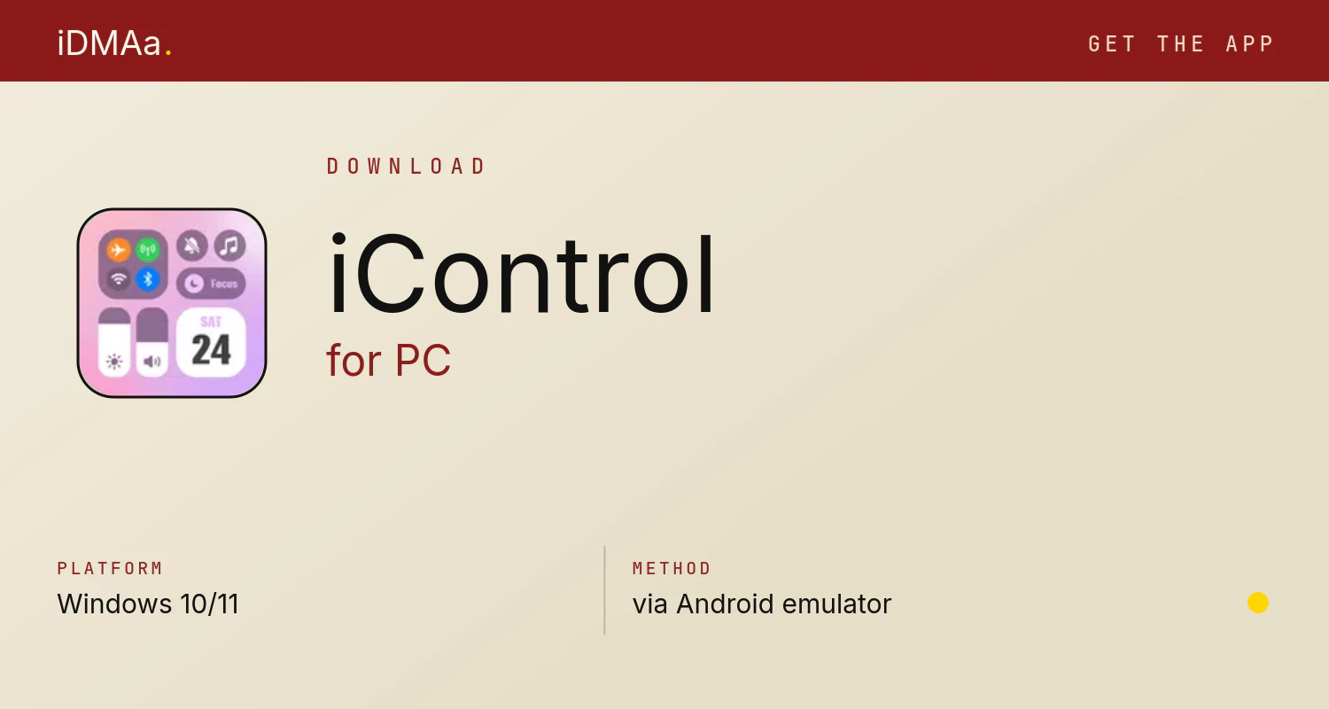 Download iControl for PC Download iControl for PC