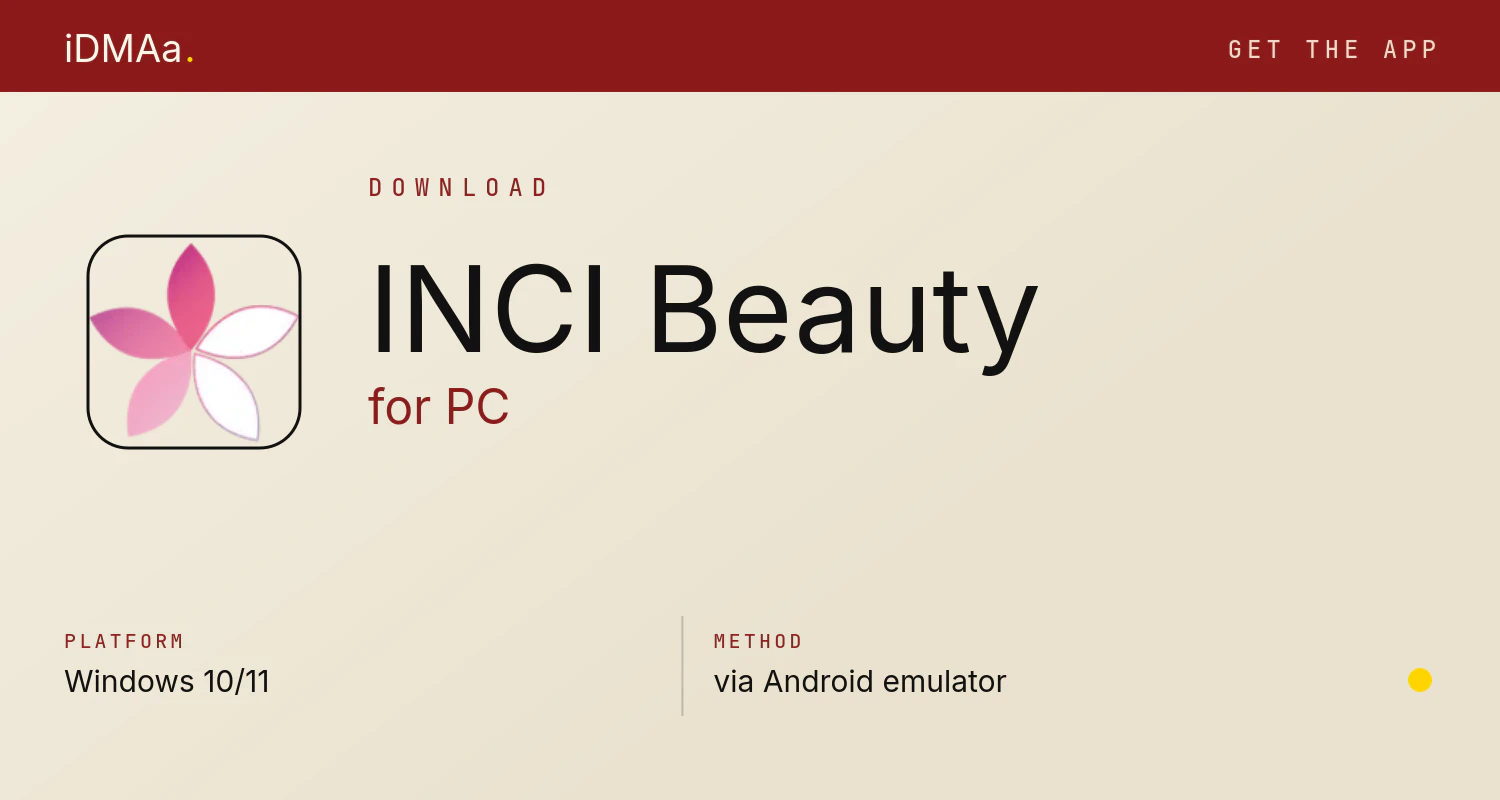 Download INCI Beauty for PC