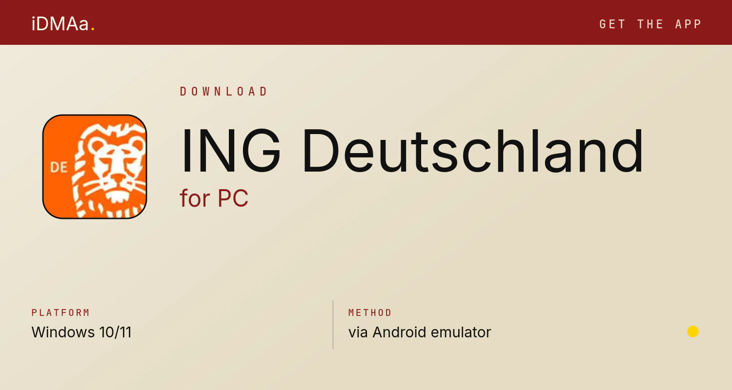 Download ING Deutschland for PC Download ING Deutschland for PC