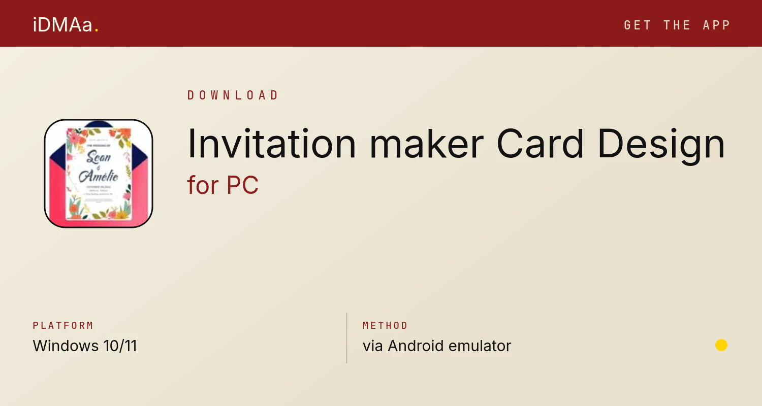 Download Invitation maker & Card Design for PC Download Invitation maker & Card Design for PC