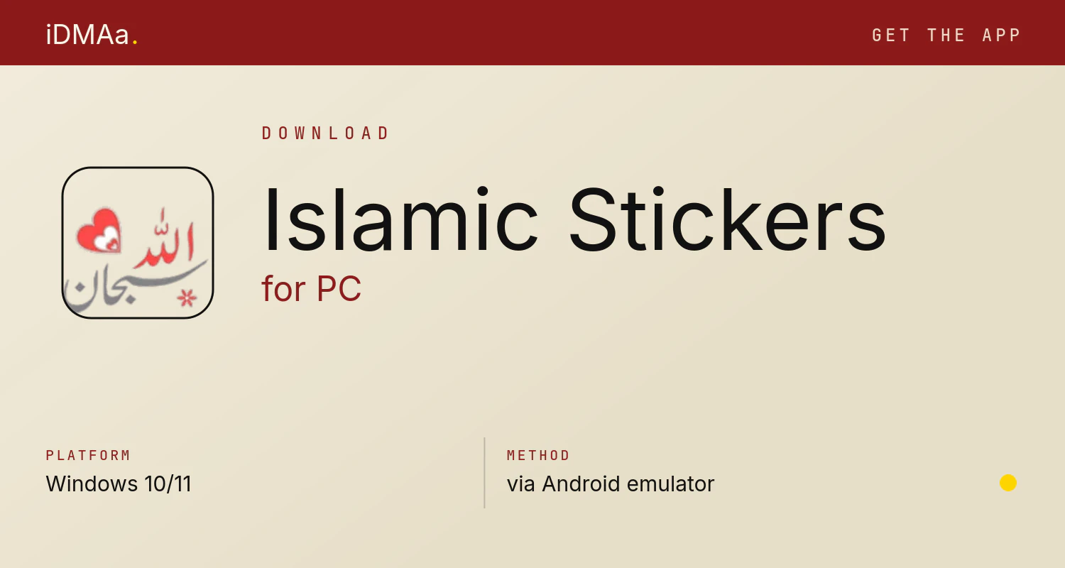 Download Islamic Stickers for PC