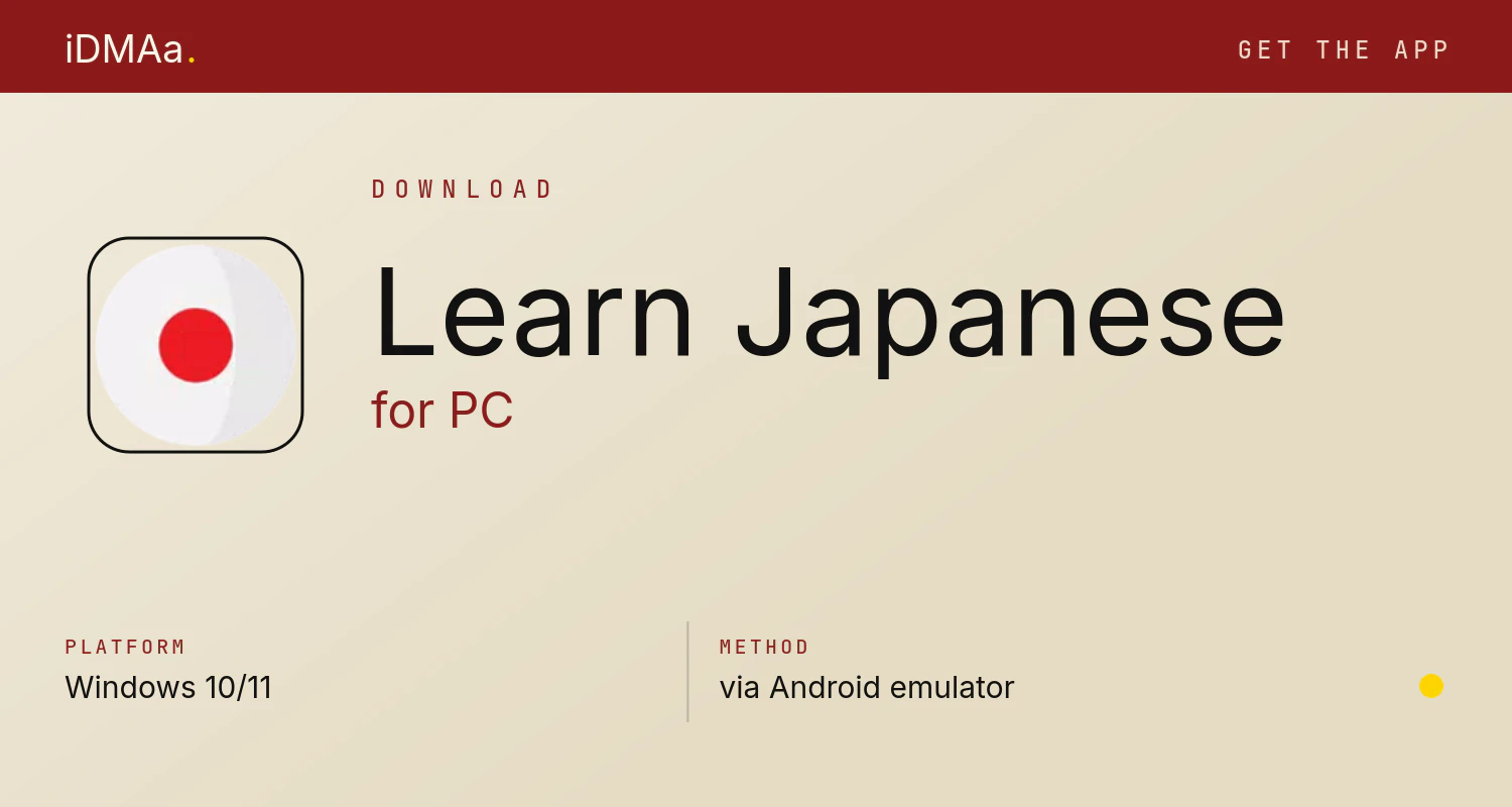 Download Learn Japanese for PC