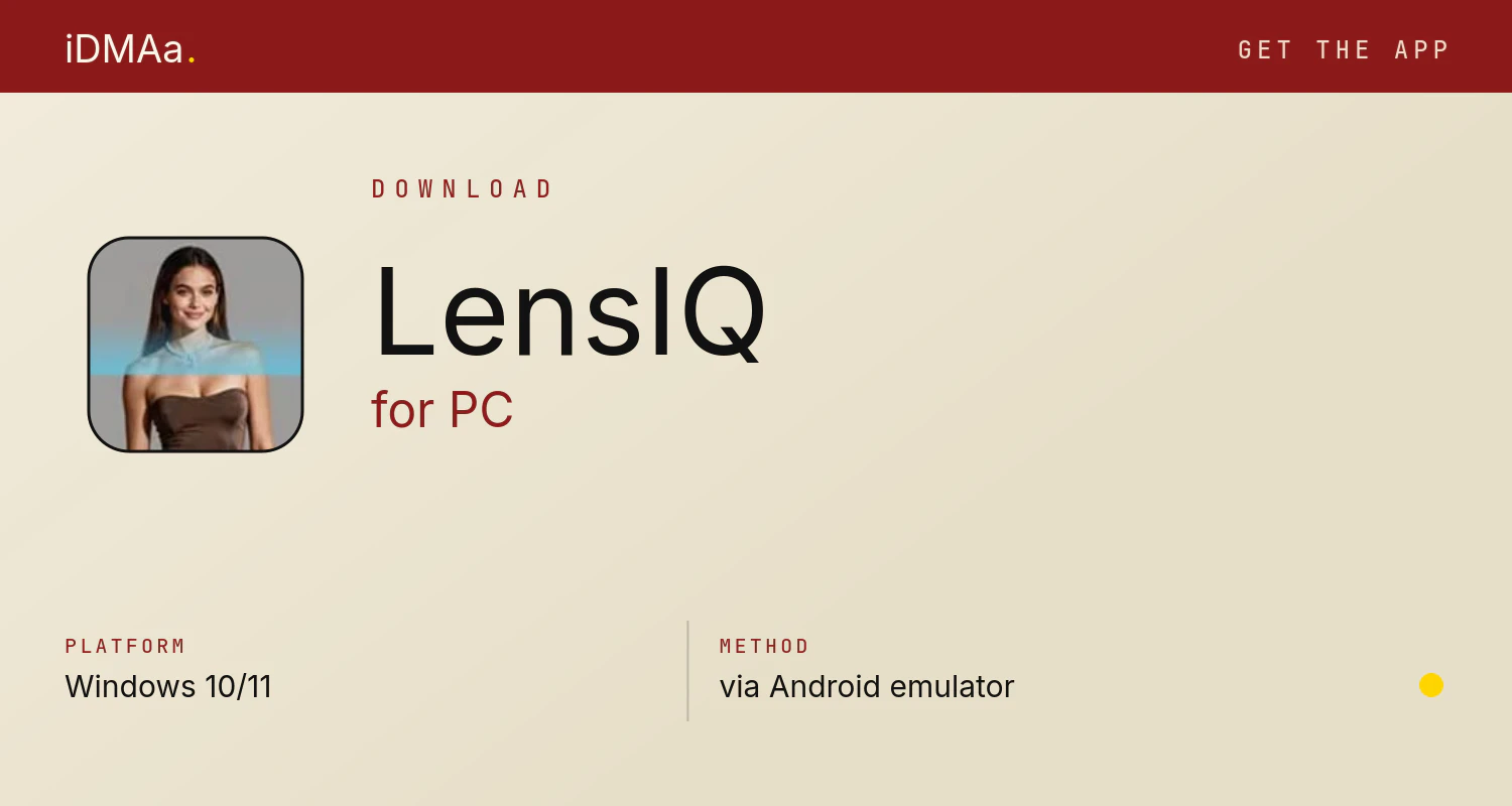 Download LensIQ for PC Download LensIQ for PC