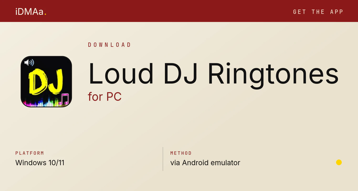 Download Loud DJ Ringtones for PC Download Loud DJ Ringtones for PC