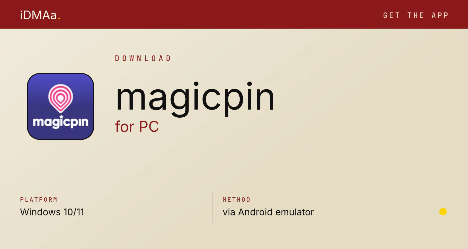 Download magicpin for PC