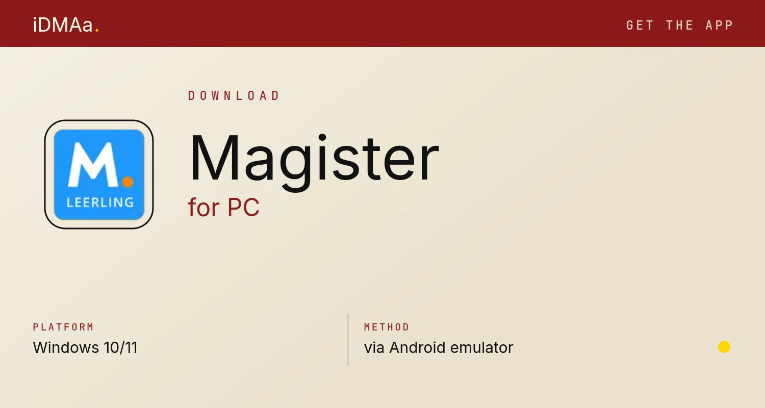 Download Magister for PC