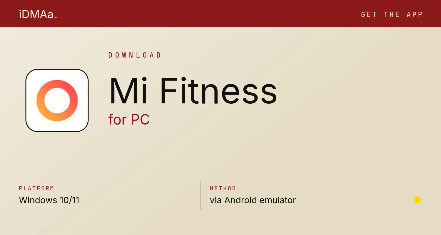 Download Mi Fitness for PC