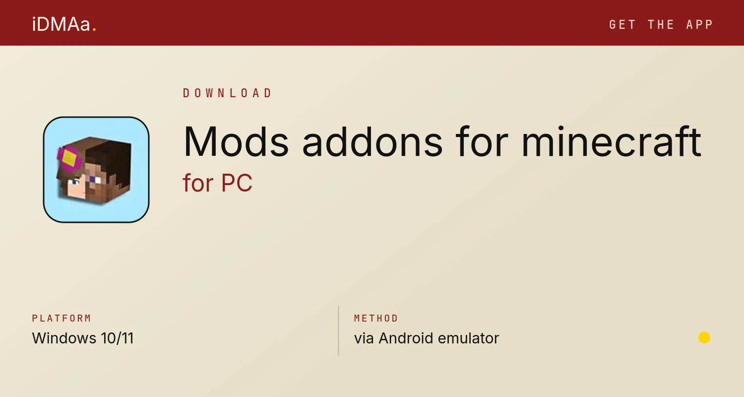 Download Mods, addons for minecraft for PC