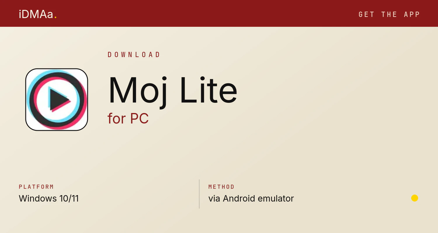 Download Moj Lite for PC