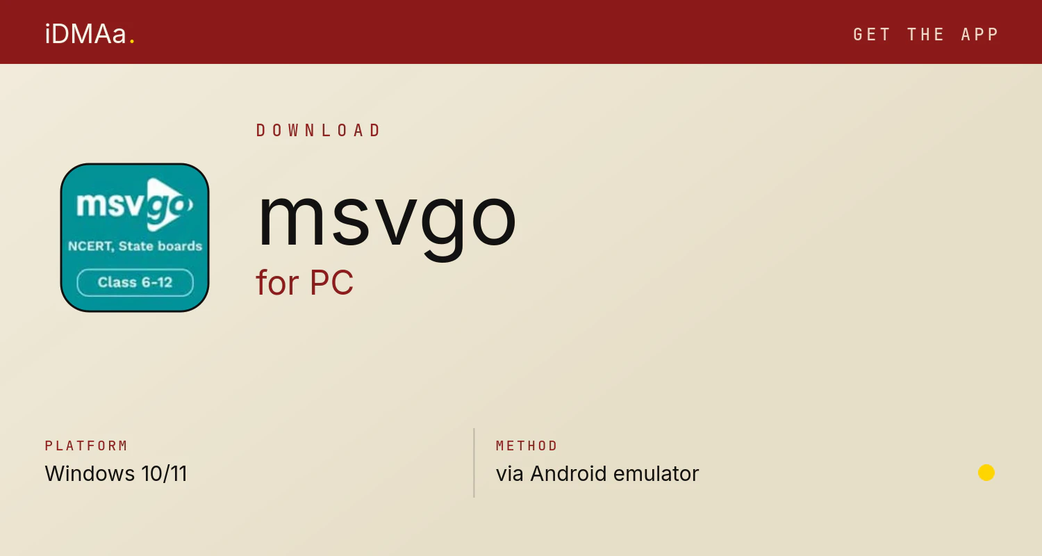 Download msvgo for PC Download msvgo for PC