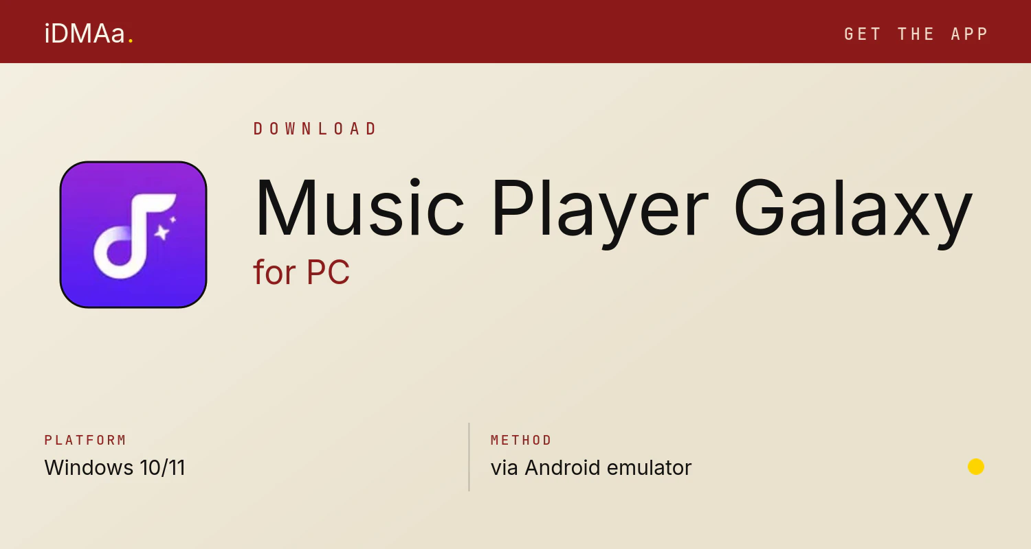 Download Music Player Galaxy for PC