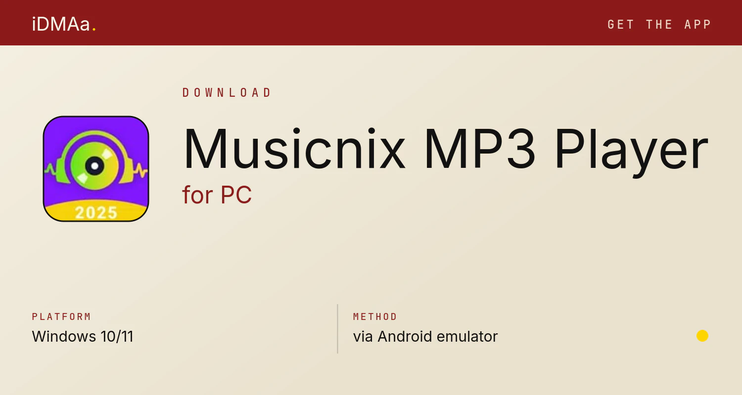 Download Musicnix - MP3 Player for PC Download Musicnix - MP3 Player for PC