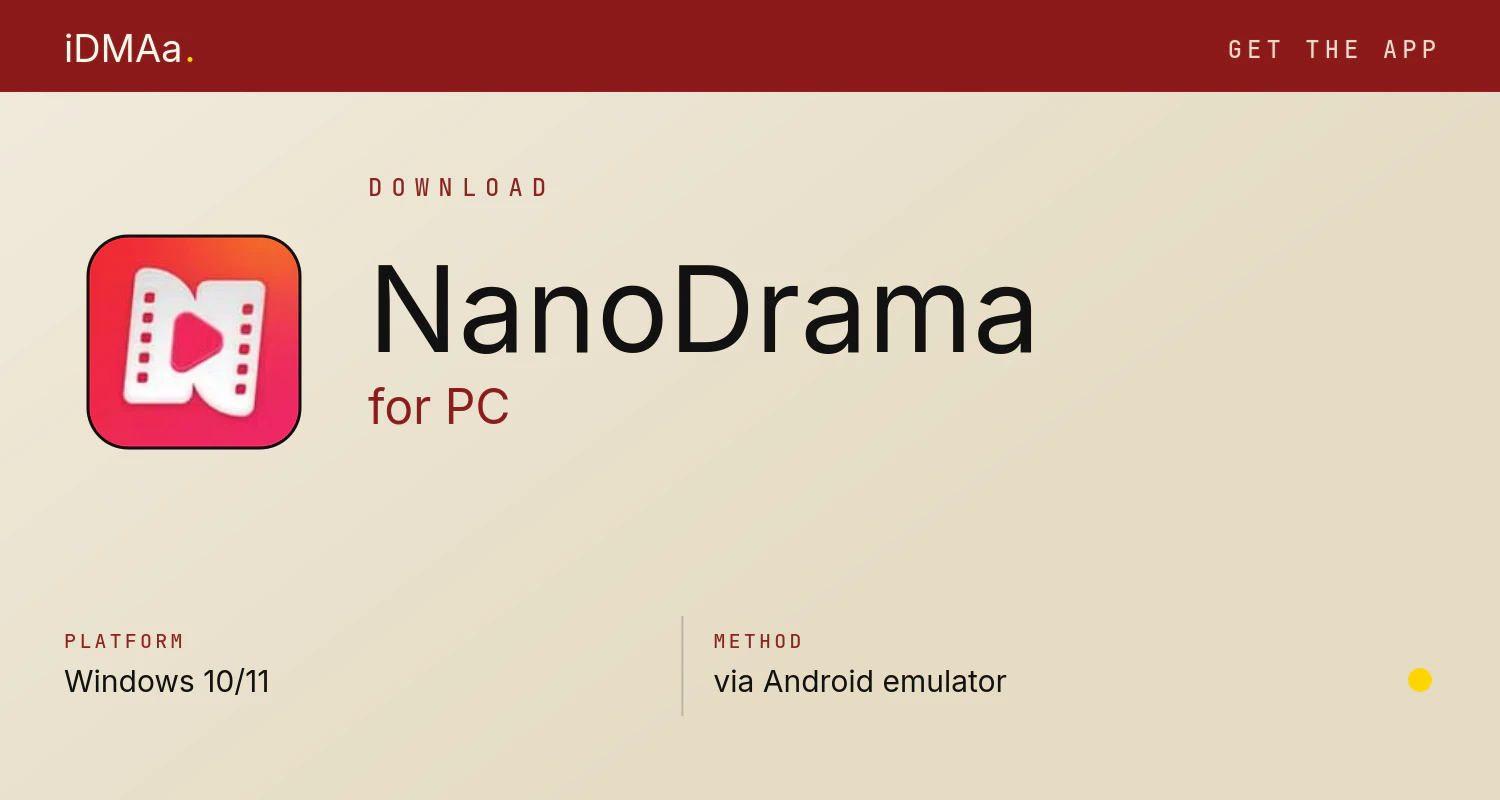 Download NanoDrama for PC