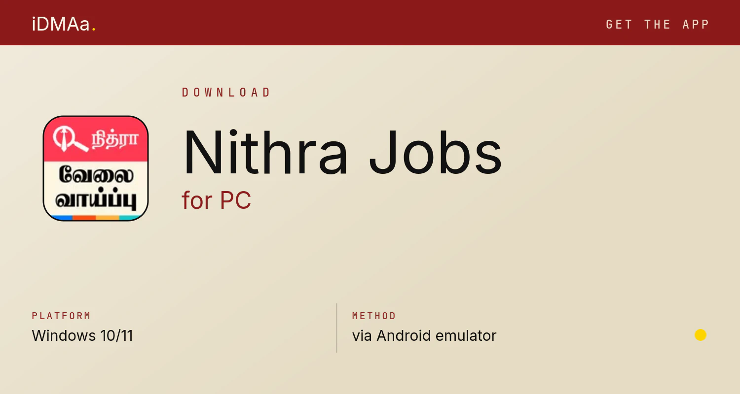 Download Nithra Jobs for PC