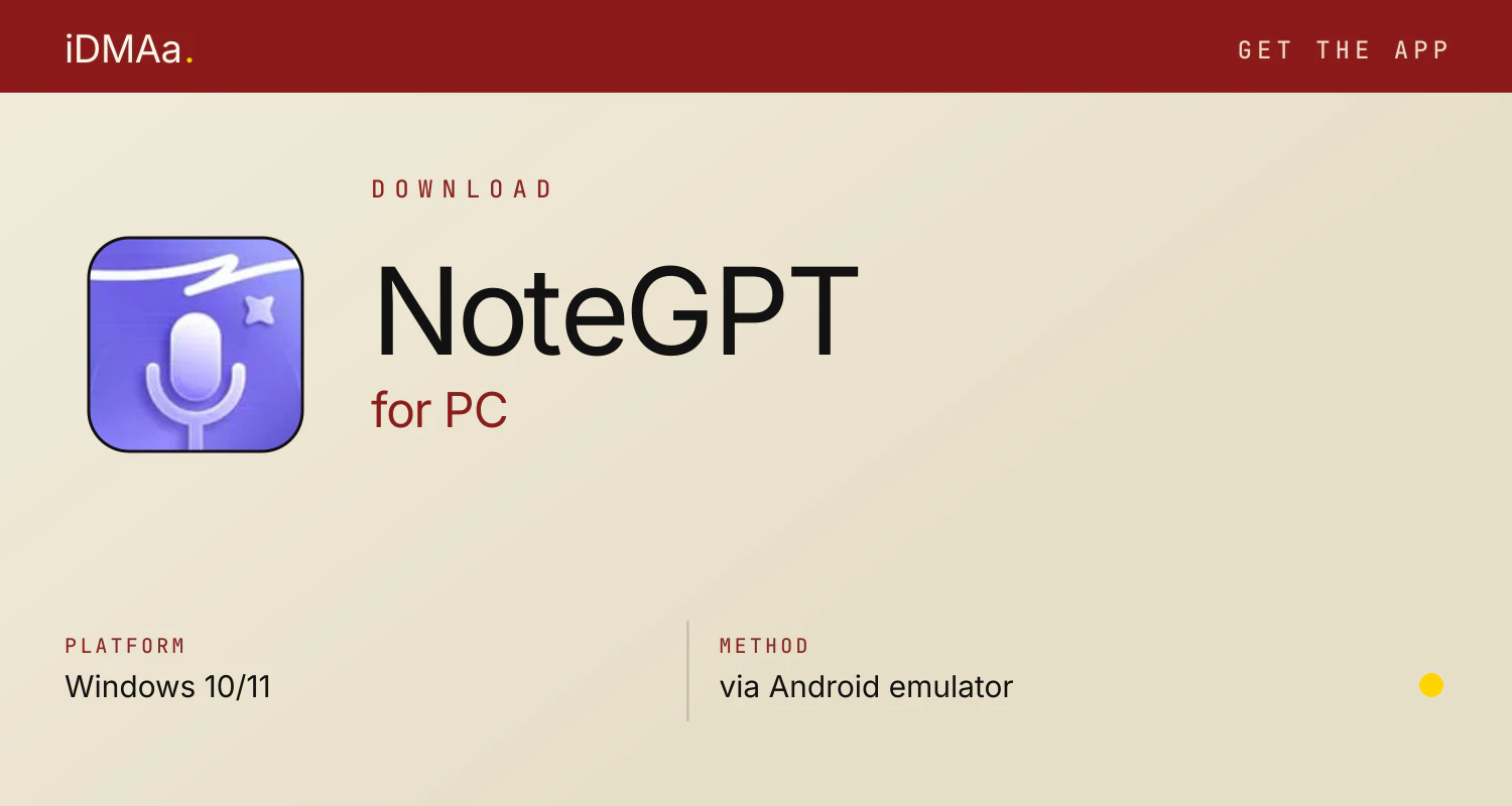 Download NoteGPT for PC Download NoteGPT for PC
