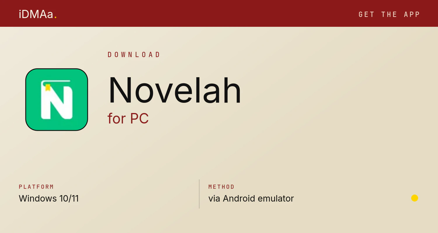 Download Novelah for PC
