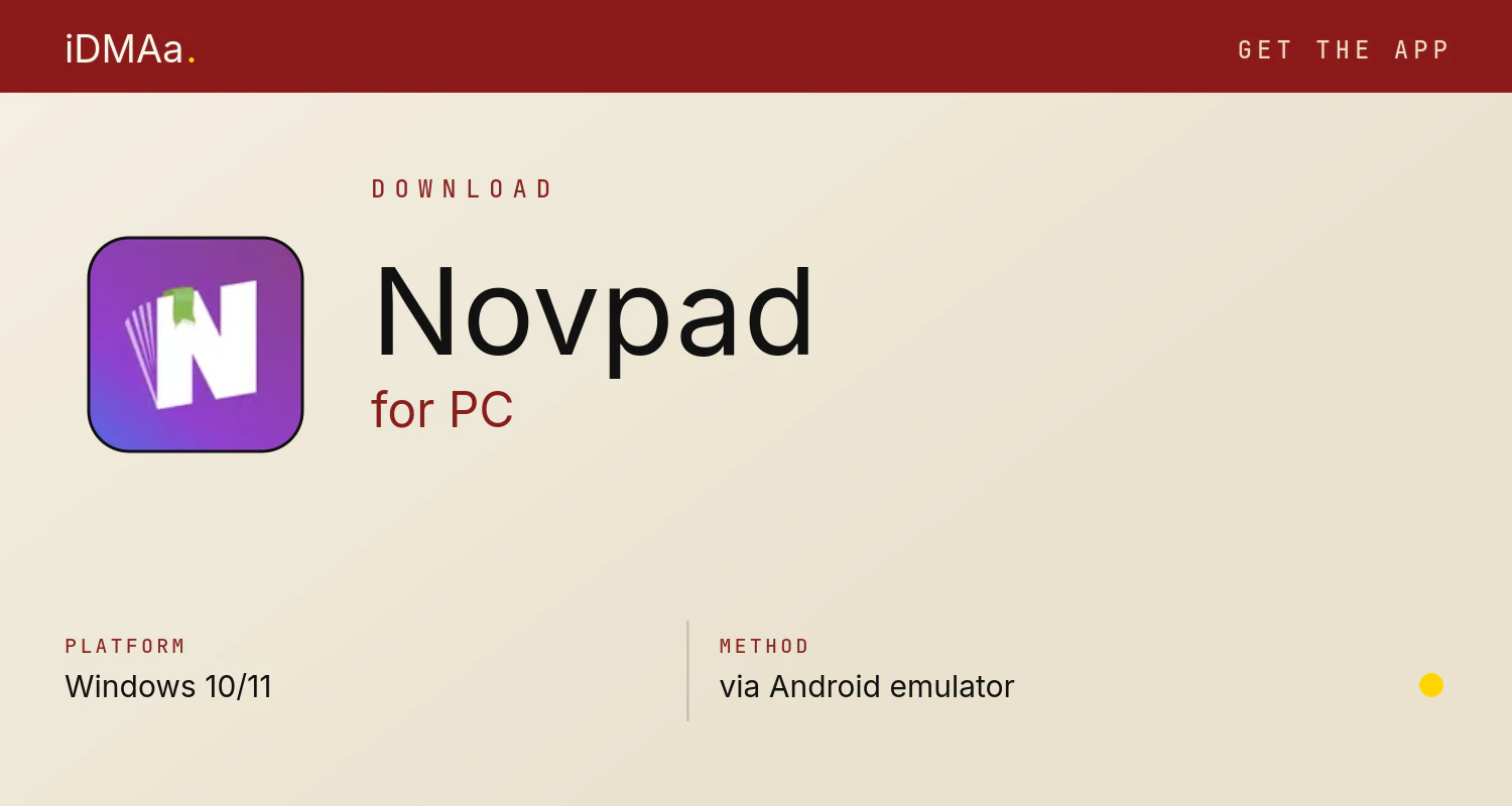 Download Novpad for PC