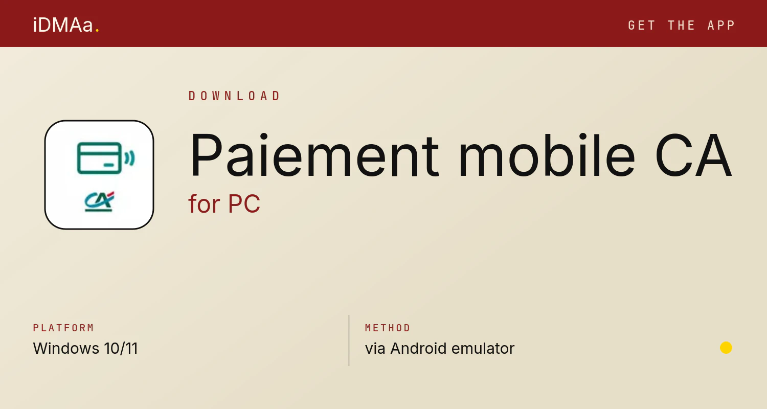 Download Paiement mobile CA for PC