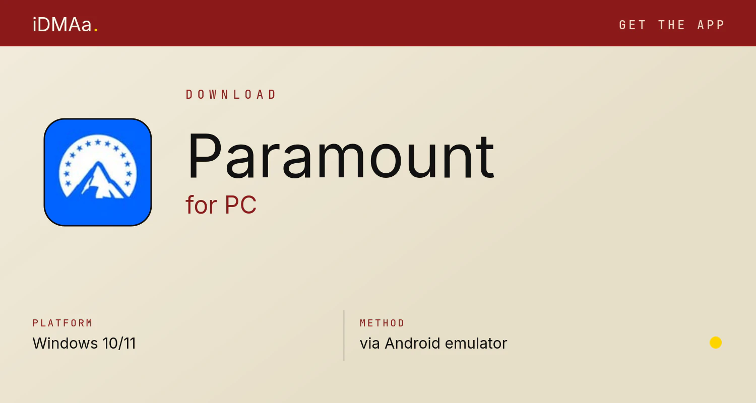Download Paramount+ for PC