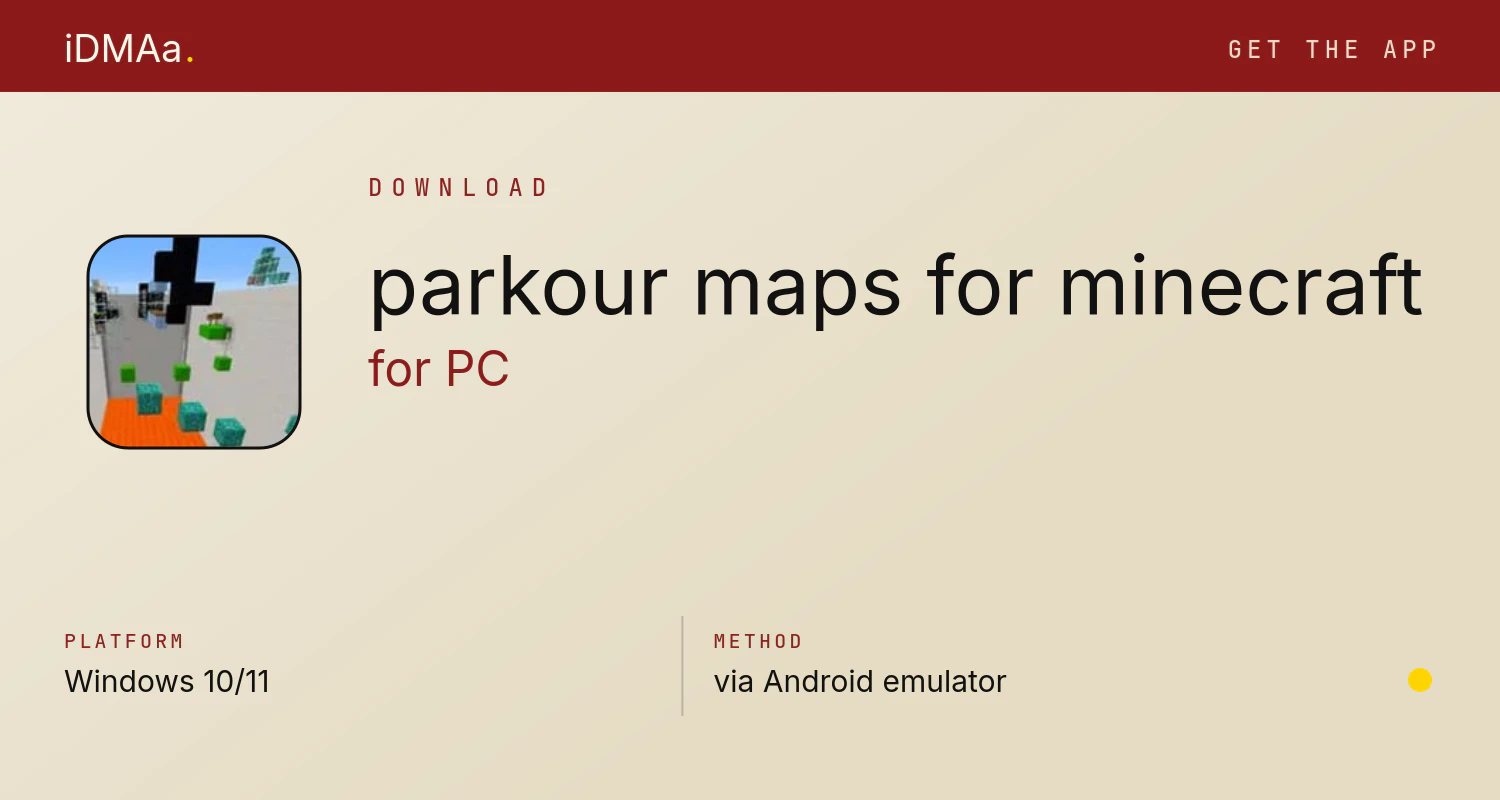 Download parkour maps for minecraft for PC