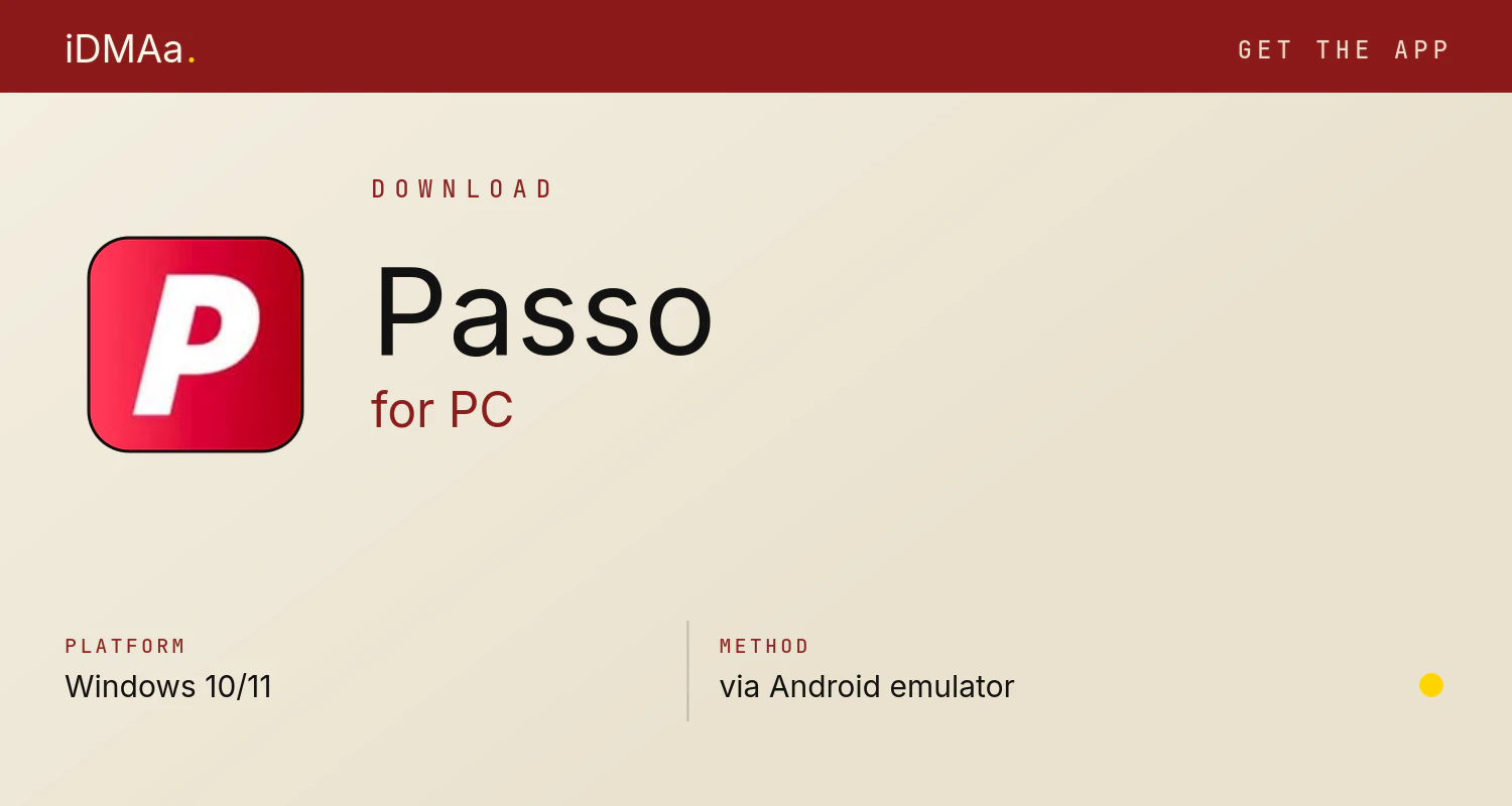 Download Passo for PC Download Passo for PC