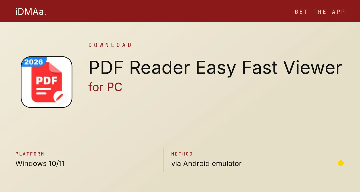 Download PDF Reader: Easy Fast Viewer for PC Download PDF Reader: Easy Fast Viewer for PC