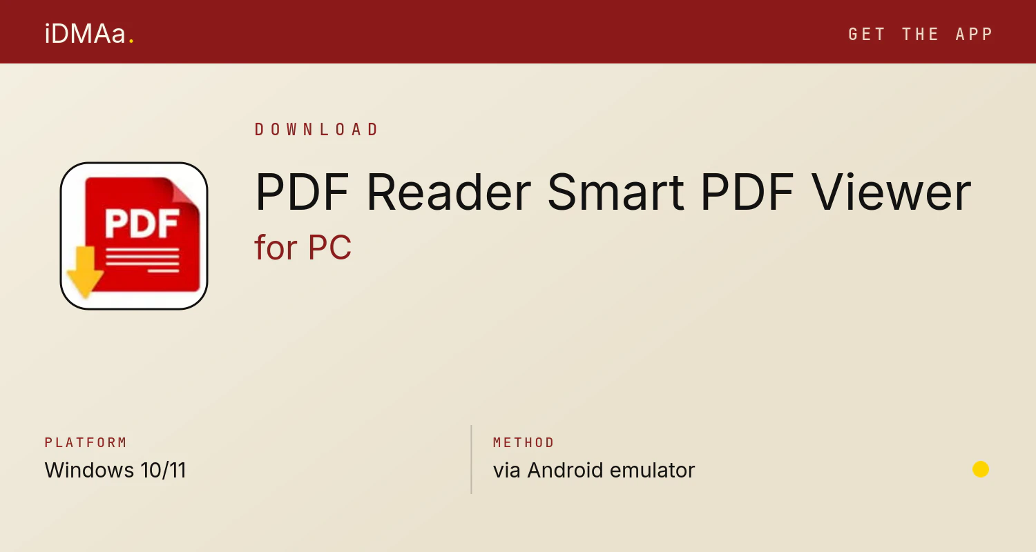 Download PDF Reader - Smart PDF Viewer for PC
