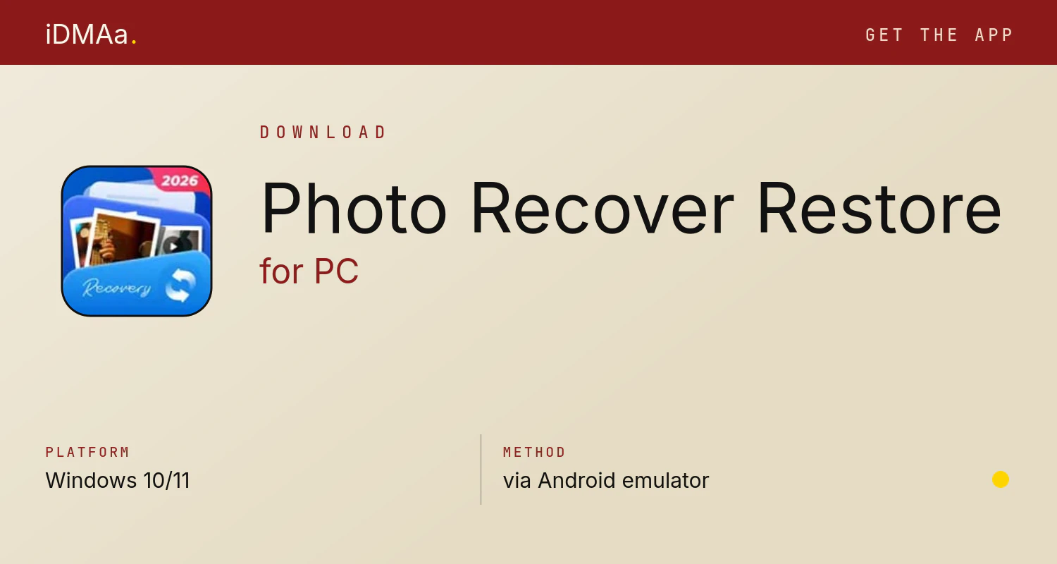 Download Photo Recover&Restore for PC Download Photo Recover&Restore for PC
