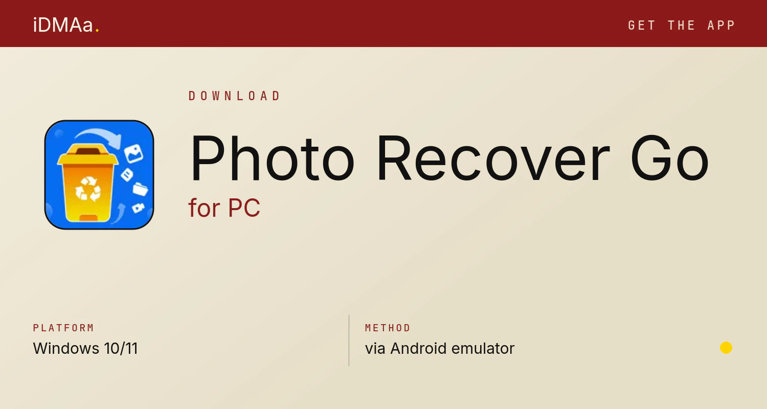 Download Photo Recover Go for PC Download Photo Recover Go for PC