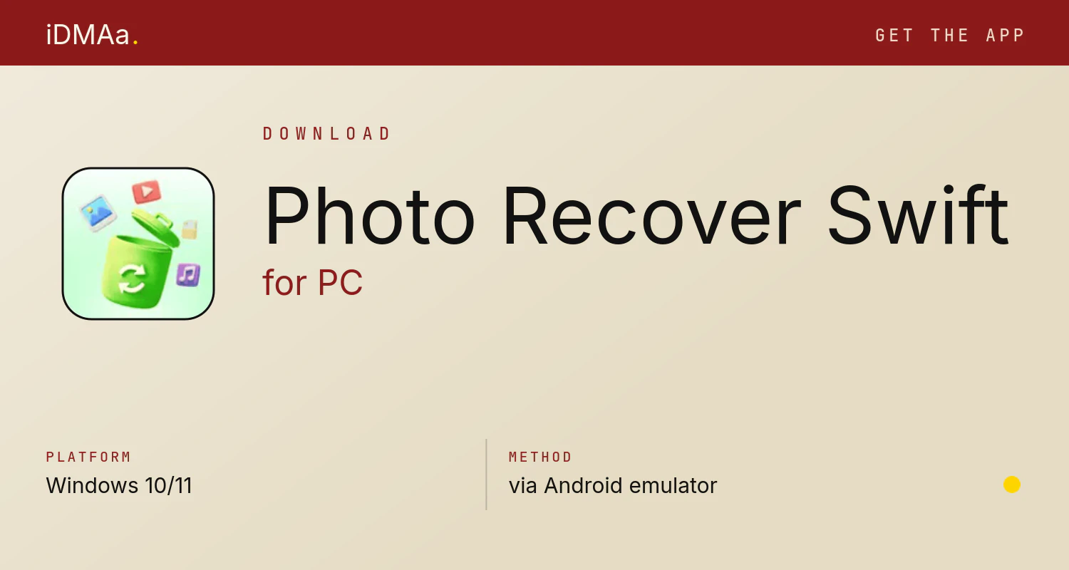 Download Photo Recover Swift for PC