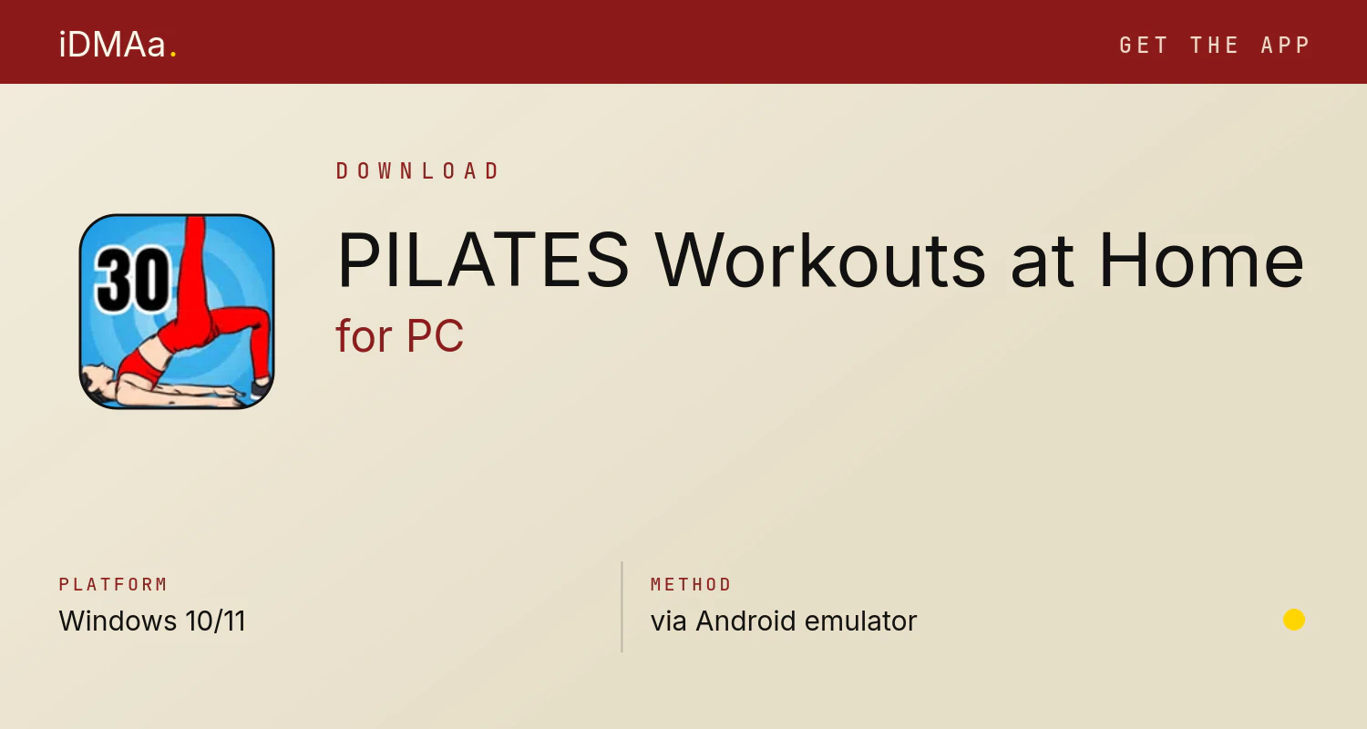 Download PILATES Workouts at Home for PC