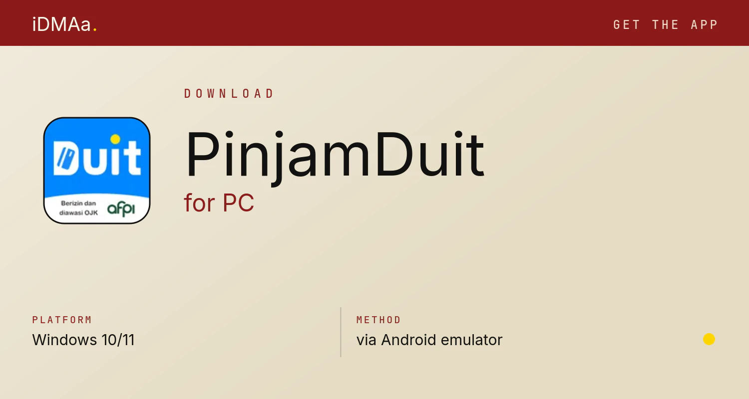 Download PinjamDuit for PC