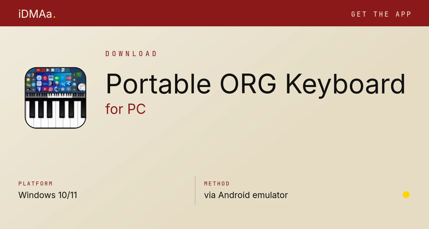 Download Portable ORG Keyboard for PC