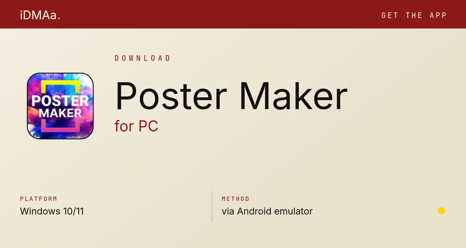 Download Poster Maker for PC