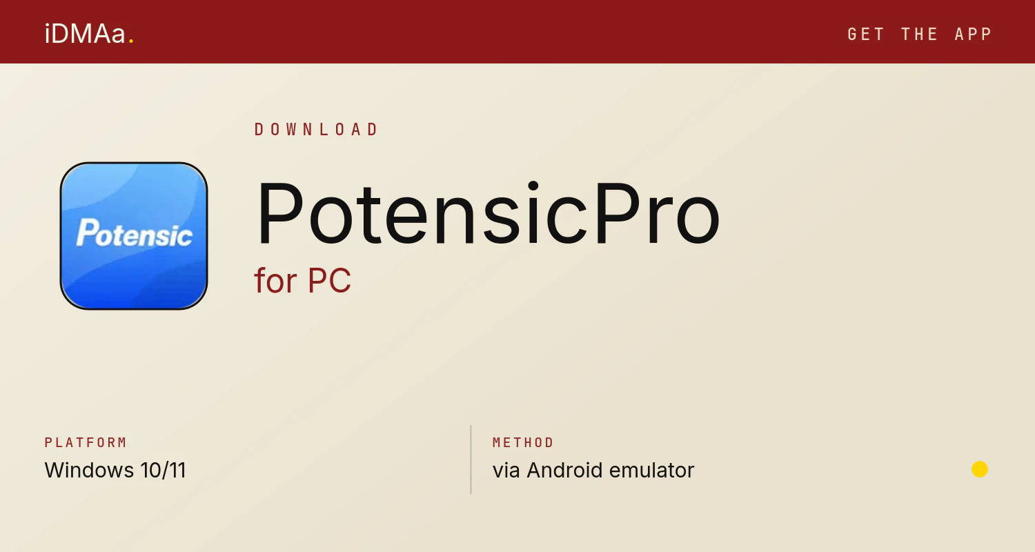 Download PotensicPro for PC Download PotensicPro for PC