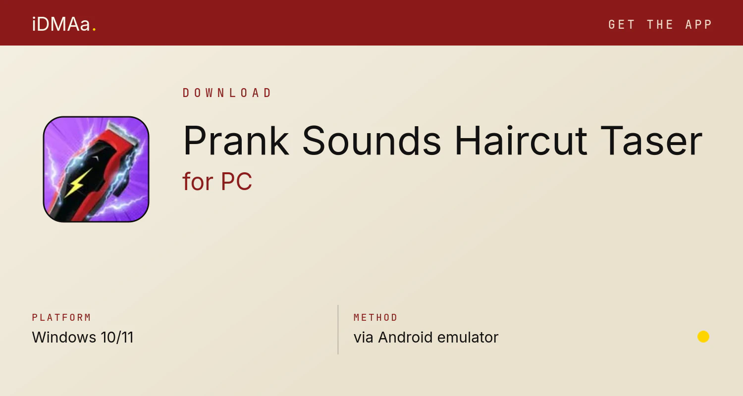 Download Prank Sounds: Haircut & Taser for PC