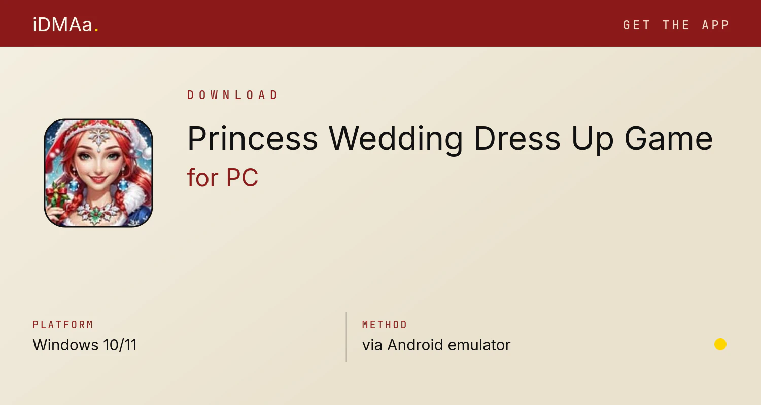 Download Princess Wedding Dress Up Game for PC Download Princess Wedding Dress Up Game for PC